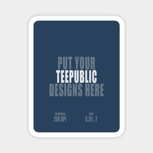 Teepublic Design Ratio Magnet