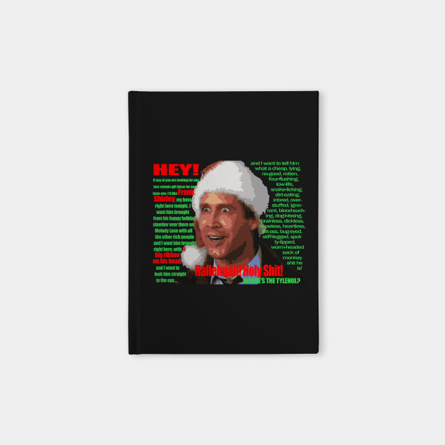 Christmas Vacation Boss Rant Christmas Vacation Quote Notebook Teepublic