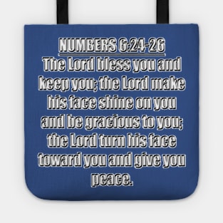 Numbers 6:24-26 Bible Verses KJV Text Tote