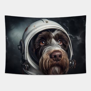 Astro Dog - German Wirehaired Pointer Tapestry