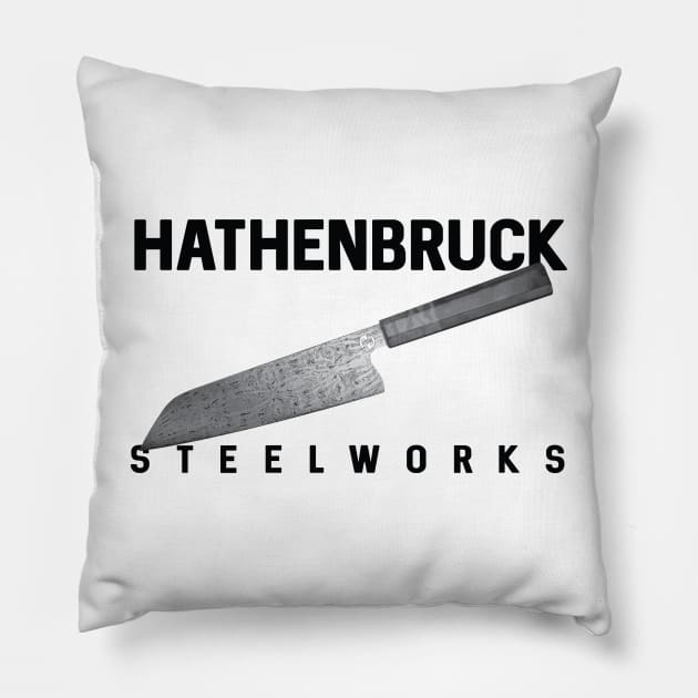 Hathenbruck Steelworks Damascus Bunka Pillow by Hathenbruck Steelworks