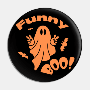 Funny Halloween Boo Pin