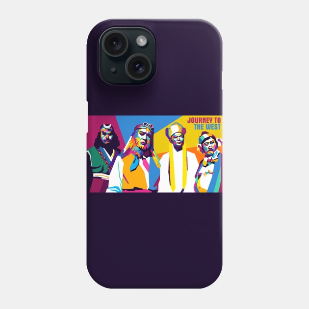 Journey To The West - WPAP Phone Case by Wahyu Aji Sadewa