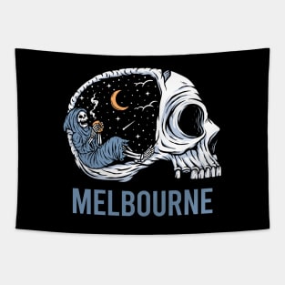 Chilling Skeleton - Melbourne Tapestry