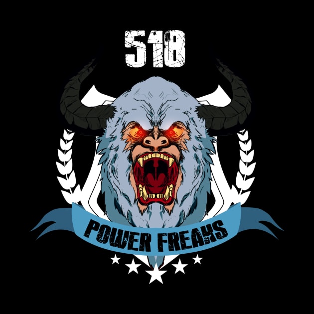 518 power freaks - badge by Actualsuperhero