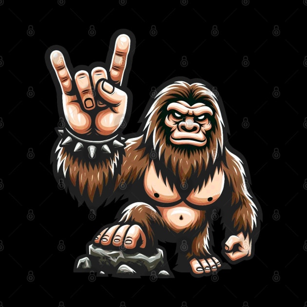 Rock On Bigfoot by Etopix