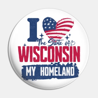 Wisconsin my homeland Pin