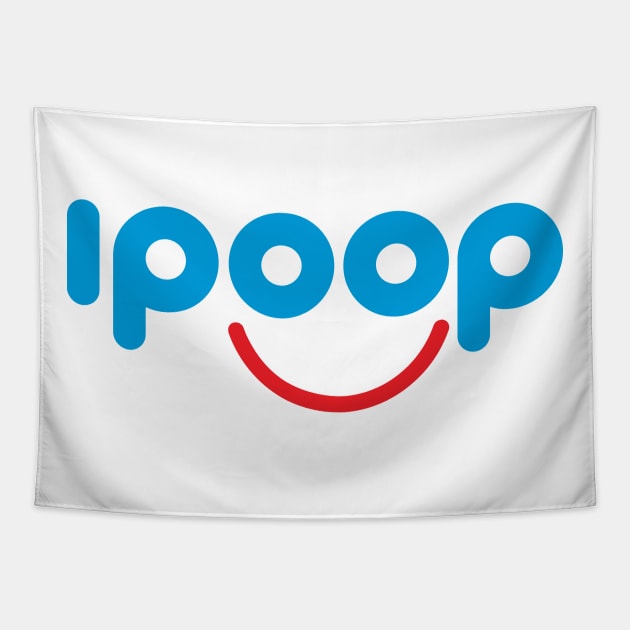 iPoop Tapestry by WMKDesign