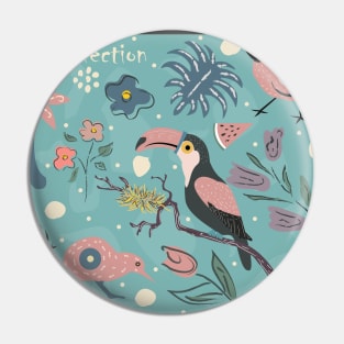 Sweet Bird Pattern Pin