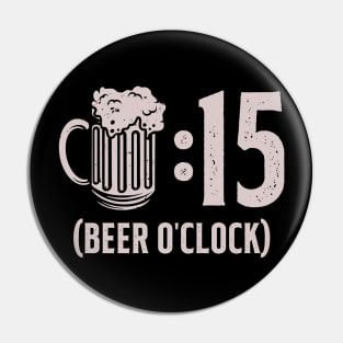Beer O'Clock Pin