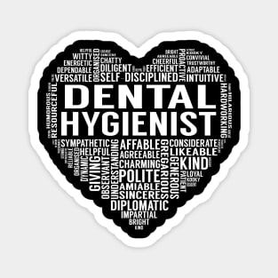 Dental Hygienist Heart Magnet