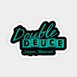 Double Deuce Jasper Missouri Vintage Magnet