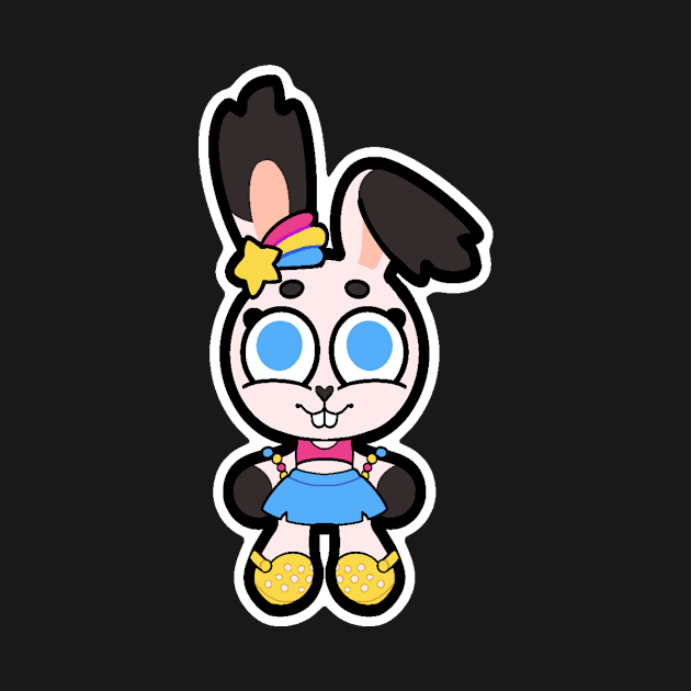 Pansexual Flag Bunny by Indy-Site