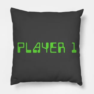 Player 1 Retro Video Game Pillow