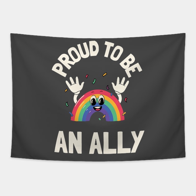 LGBT Proud Ally Tapestry by AutomaticSoul