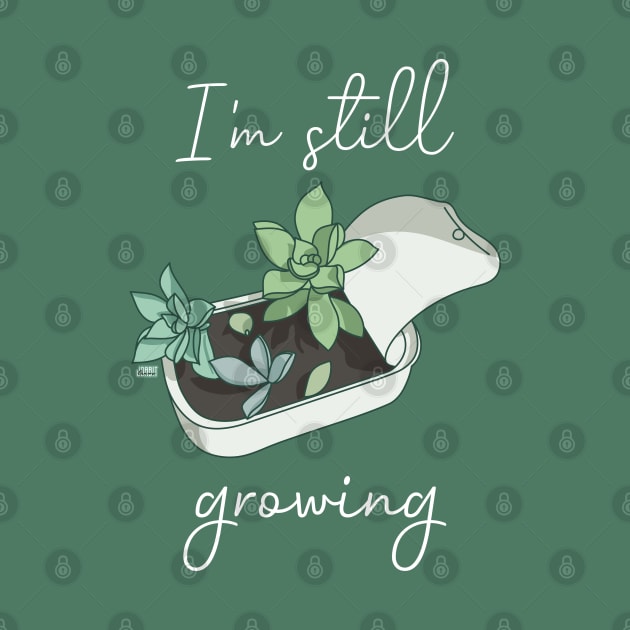 I'm still growing | Succulent in a Can by Joabit Draws