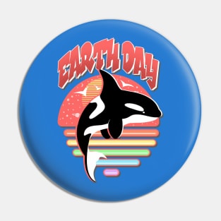 Earth Day Orca Pin