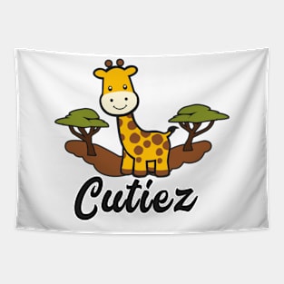 Cutiez Giraffe Tapestry