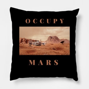 Occupy Mars Pillow