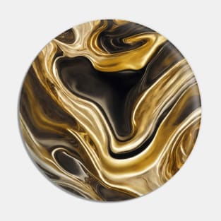 Golden and black design for Phone Case Pin