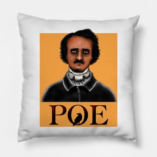 HomeSchoolTattoo Edgar Allan Poe Pillow