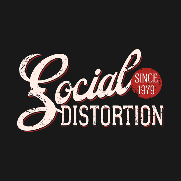 Social Distortion Band Tees California Rock grey by Bone Perez