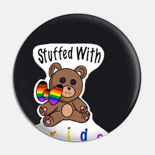 Stuffed with pride Pin