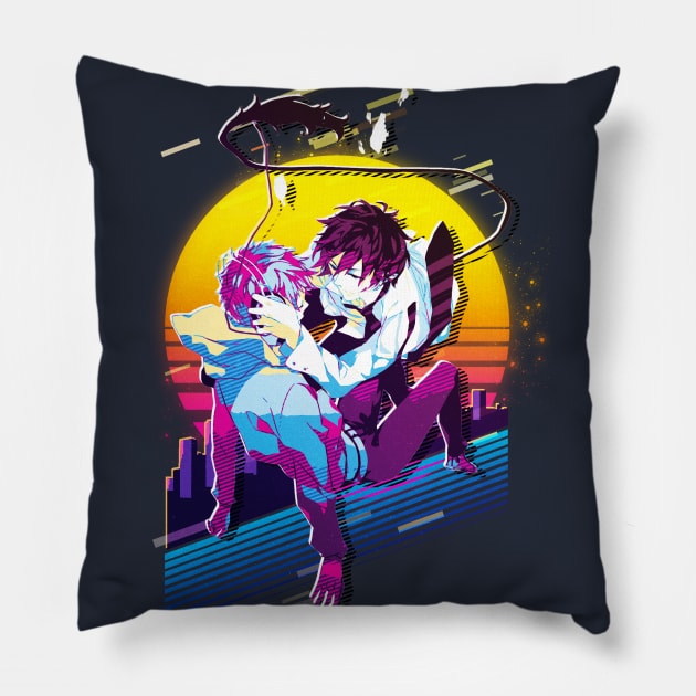 Shima Renzō and Rin Okumura Pillow by 80sRetro