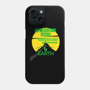 Alpha Centauri System Stargazing Phone Case