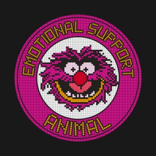 POXELART -  Emotional Support Animal T-Shirt