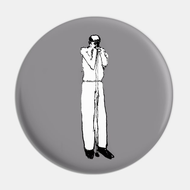 Ian Curtis - Joy Divsion Second Model Pin by Henrico