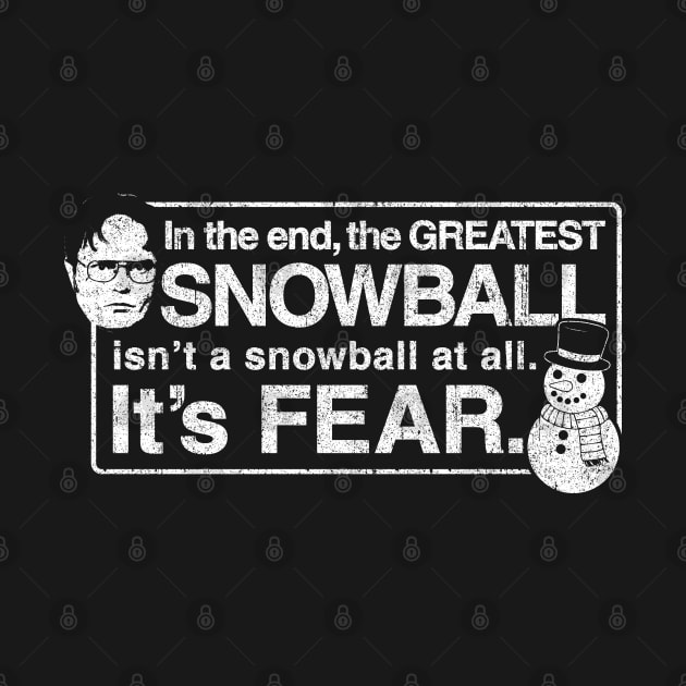 The Greatest Snowball - Dwight Schrute by huckblade