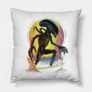 Alien surfing 88071 Pillow