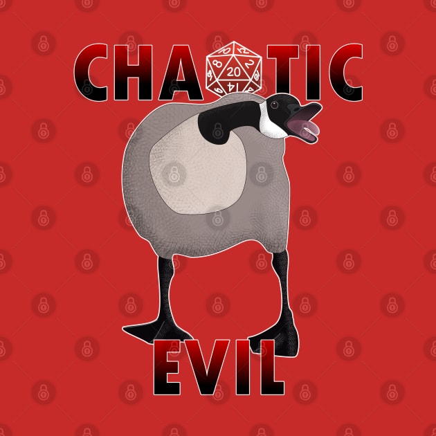 Chaotic Evil - Goose by Colleen Regin