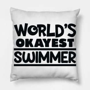 swimmer Pillow