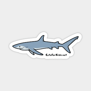 CuteForKids - Blue Shark - Branded Magnet