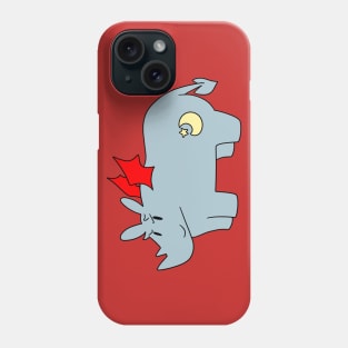 Red Devil Rhino Phone Case