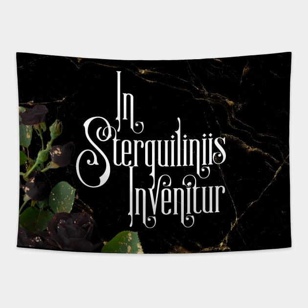 In Sterquiliniis Invenitur Tapestry by Vampyre Zen