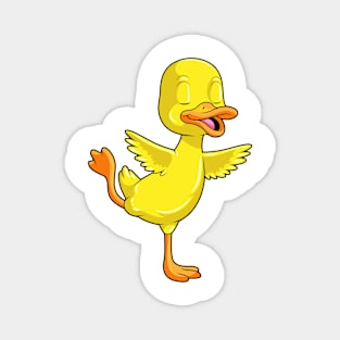 Duck at Yoga Fitness on a Leg Magnet