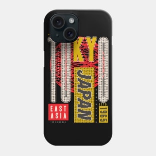 Tokyo Japan Typography illustration Phone Case