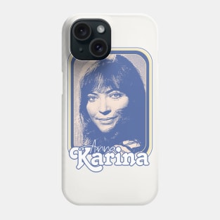 Anna Karina // ORIGINAL Retro Nouvelle Vague Fan Design Phone Case