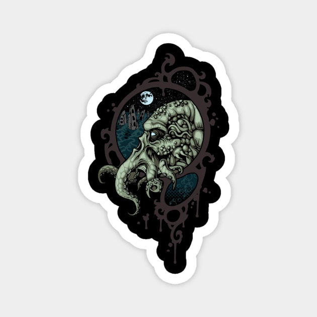 Cthulhu Rises! Magnet by SaintDevil