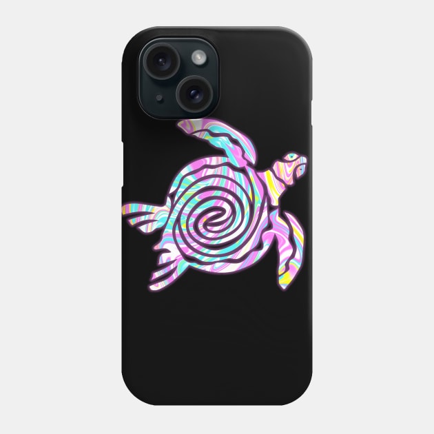 PSYCHEDELIC TURTLE Phone Case by SquareClub