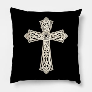 Irish Celtic Cross Pillow