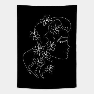 Butterfly Woman Tapestry