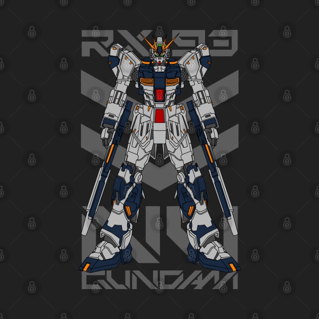 RX93 NU GUNDAM by garistipis