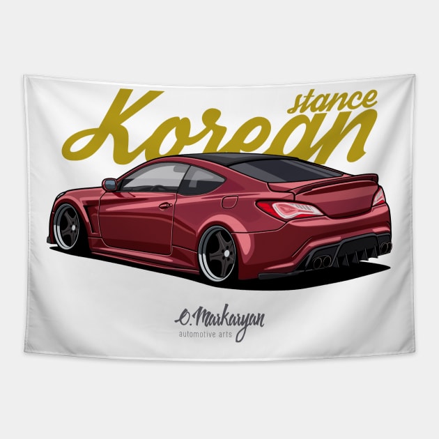 Genesis Coupe Tapestry by Markaryan