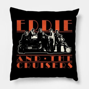 Vintage 80s Eddie and the Cruisers Pillow