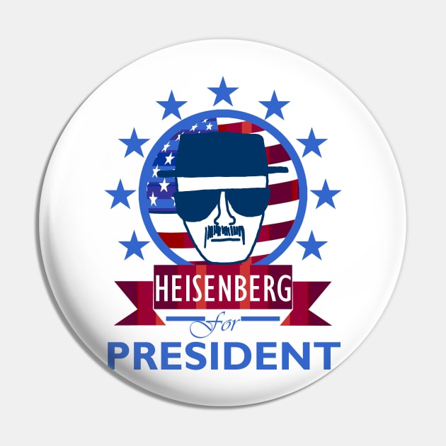 Heisenberg for President Pin by DWFinn