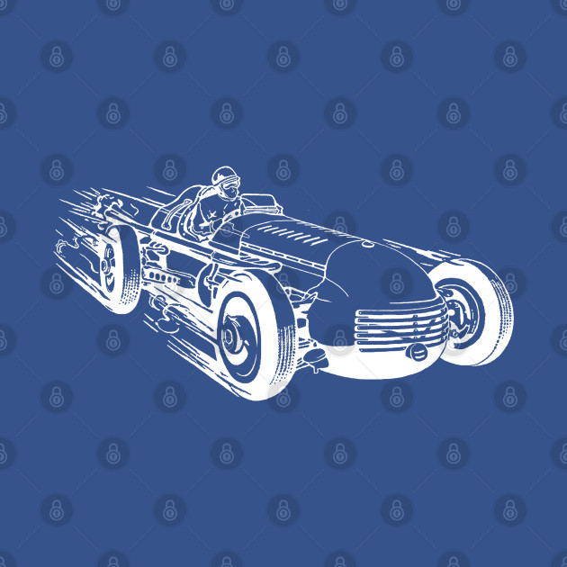 Discover Vintage Race Car 1 - Buck Tee's Original &- Race Car - T-Shirt